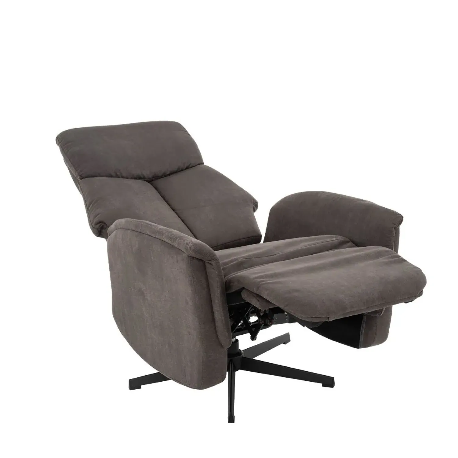 Label51 Fauteuils|Aarhus Elektrische Relaxfauteuil Antraciet suede