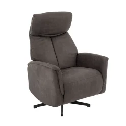 Label51 Fauteuils|Aarhus Elektrische Relaxfauteuil Antraciet suede