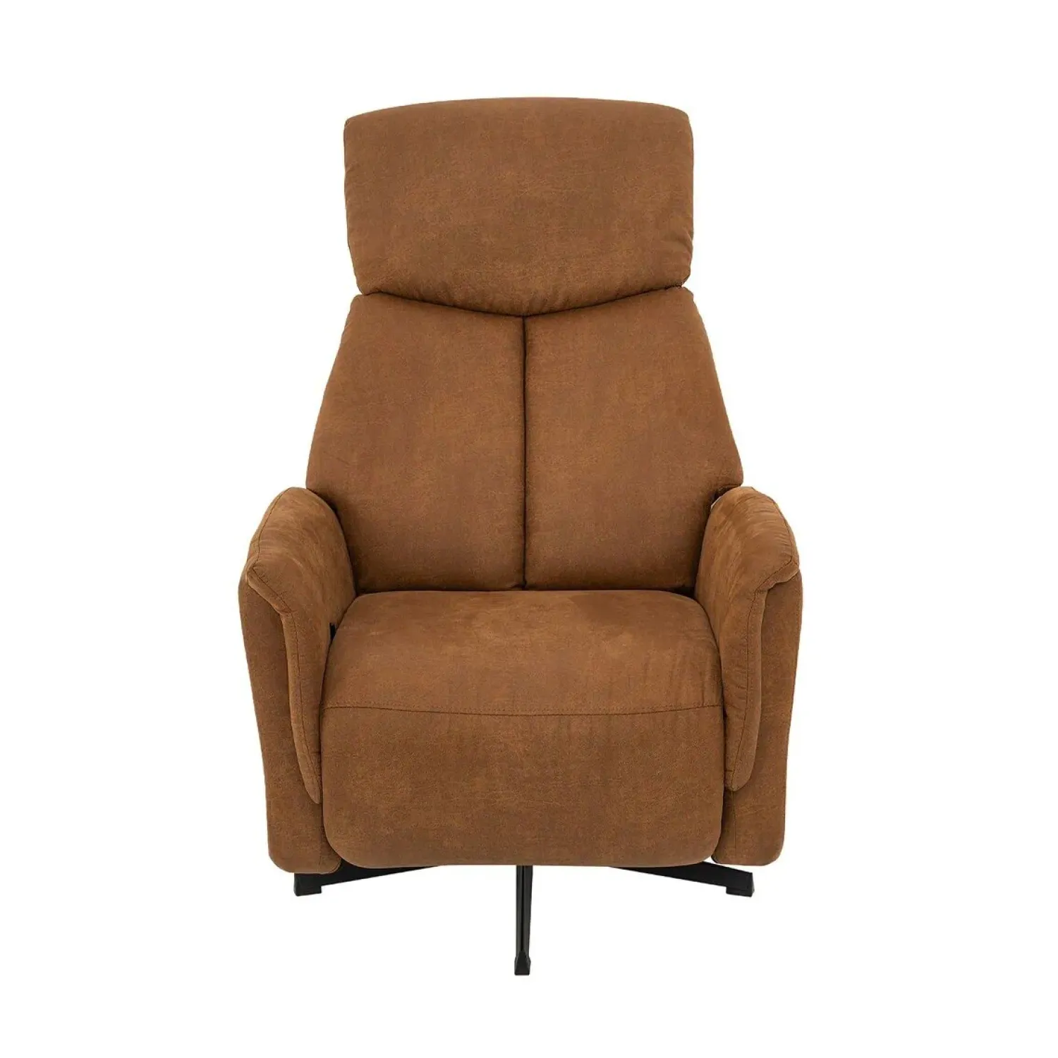 Label51 Fauteuils|Aarhus Elektrische Relaxfauteuil Cognac suede