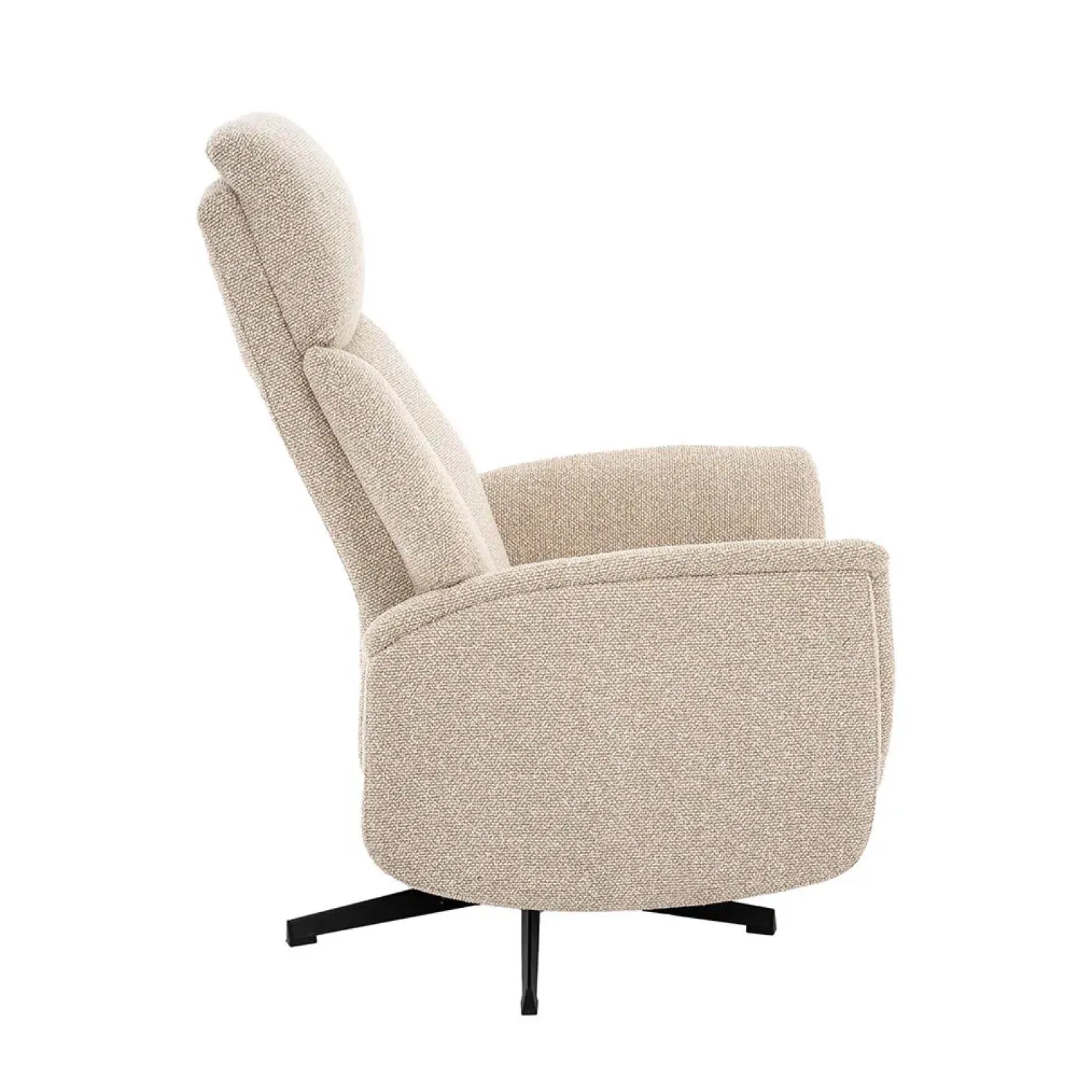 Label51 Fauteuils|Aarhus Elektrische Relaxfauteuil Naturel boucle