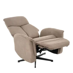 Label51 Fauteuils|Aarhus Elektrische Relaxfauteuil Taupe suede