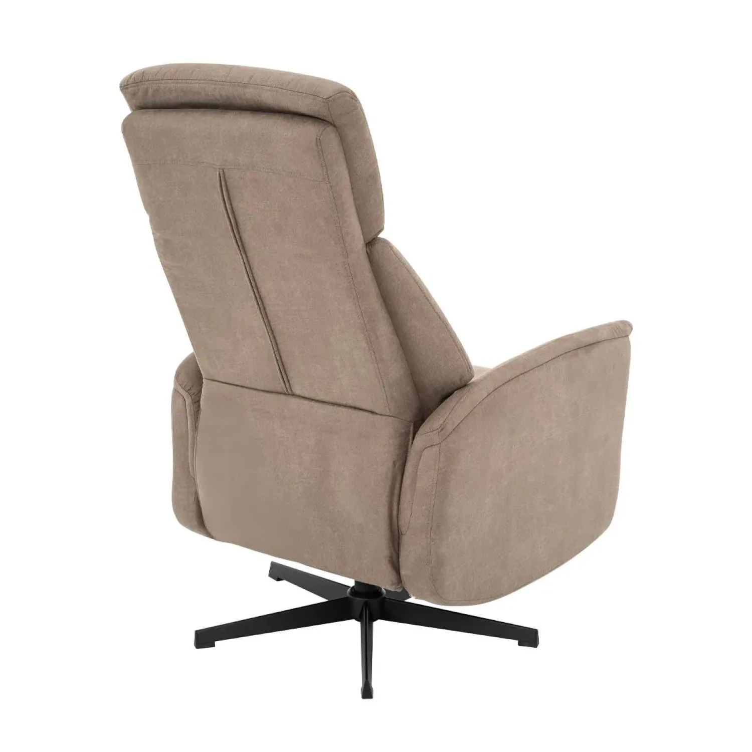 Label51 Fauteuils|Aarhus Elektrische Relaxfauteuil Taupe suede