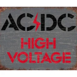 Cavetown Metalen Borden|AC/DC High Voltage - metalen bord