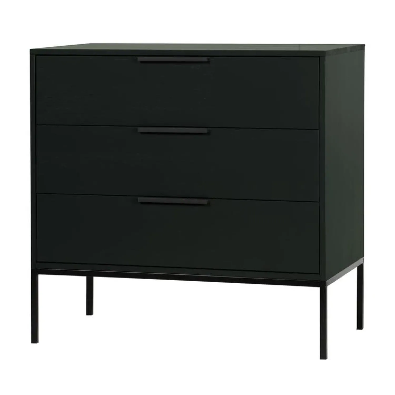 WOOOD Ladenkasten|Industriele Kasten|Adam Ladekast grenen zwart 94cm