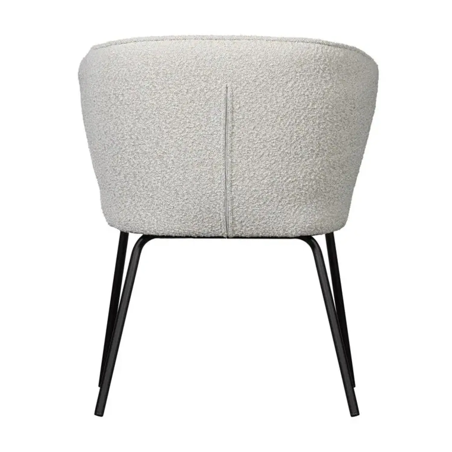 WOOOD Eetkamerstoelen|Admit Eetkamerstoel bouclé naturel