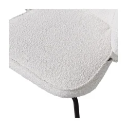 WOOOD Eetkamerstoelen|Admit Eetkamerstoel bouclé naturel