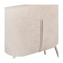 WOOOD Eetkamerstoelen|Admit Eetkamerstoel geweven stof zand
