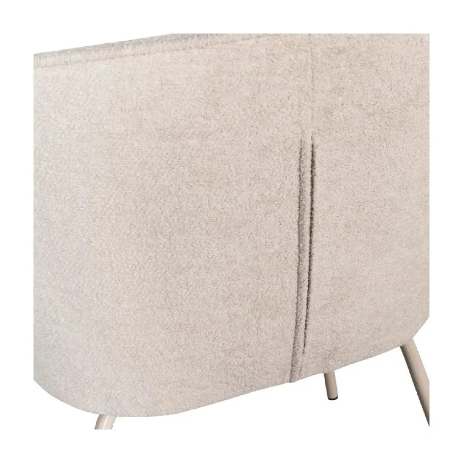 WOOOD Eetkamerstoelen|Admit Eetkamerstoel geweven stof zand
