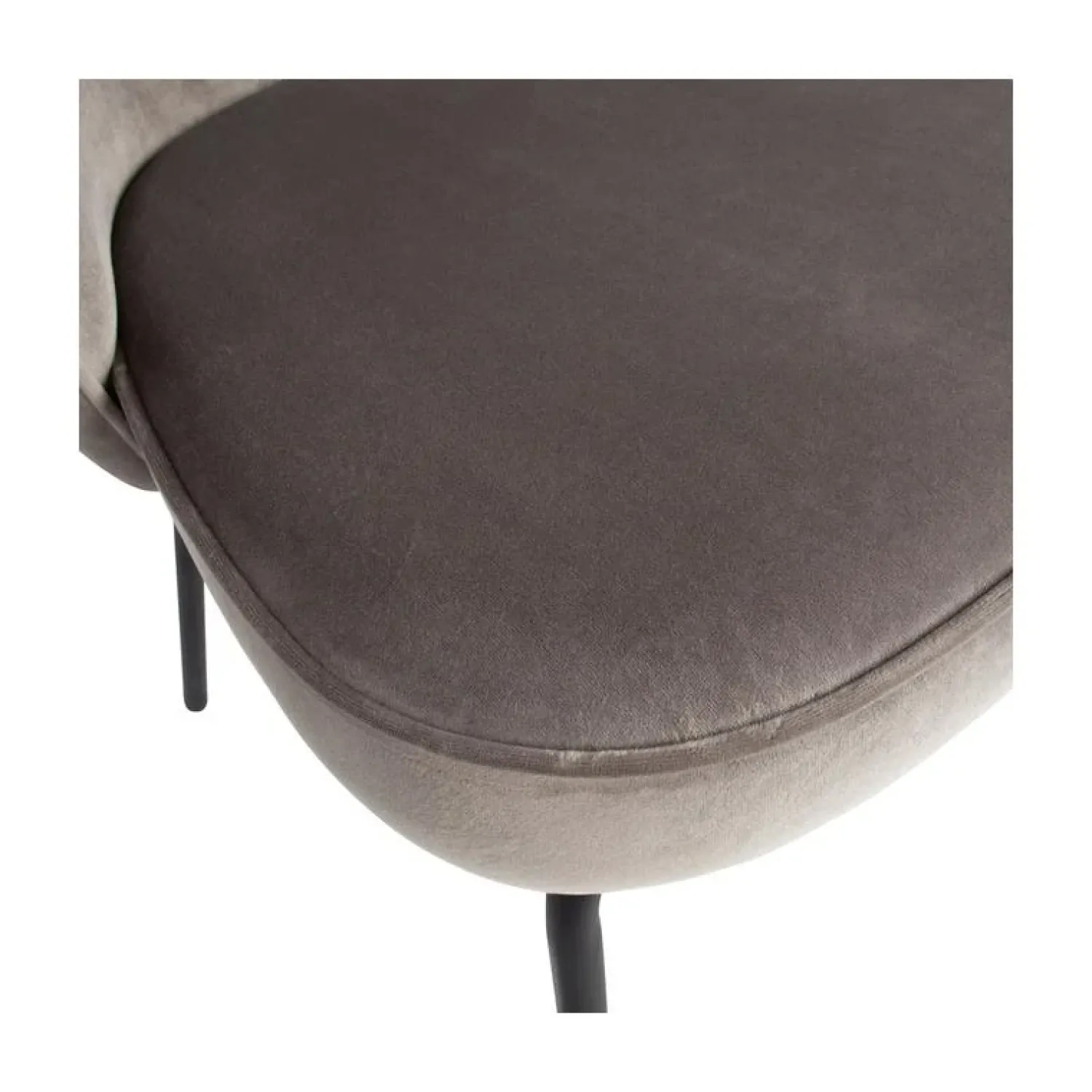 WOOOD Eetkamerstoelen|Admit Eetkamerstoel velvet zand