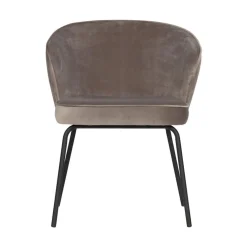 WOOOD Eetkamerstoelen|Admit Eetkamerstoel velvet zand