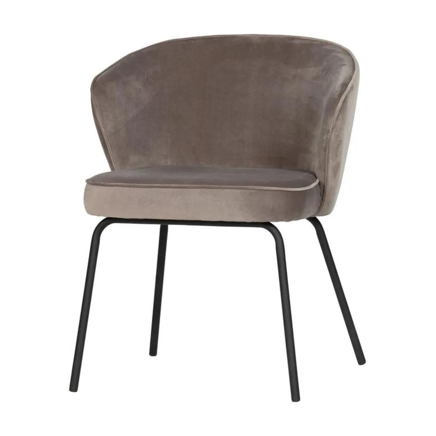WOOOD Eetkamerstoelen|Admit Eetkamerstoel velvet zand