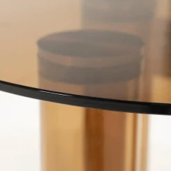 By Boo Bijzettafels|Aero Bijzettafel rond Bruin 50cm