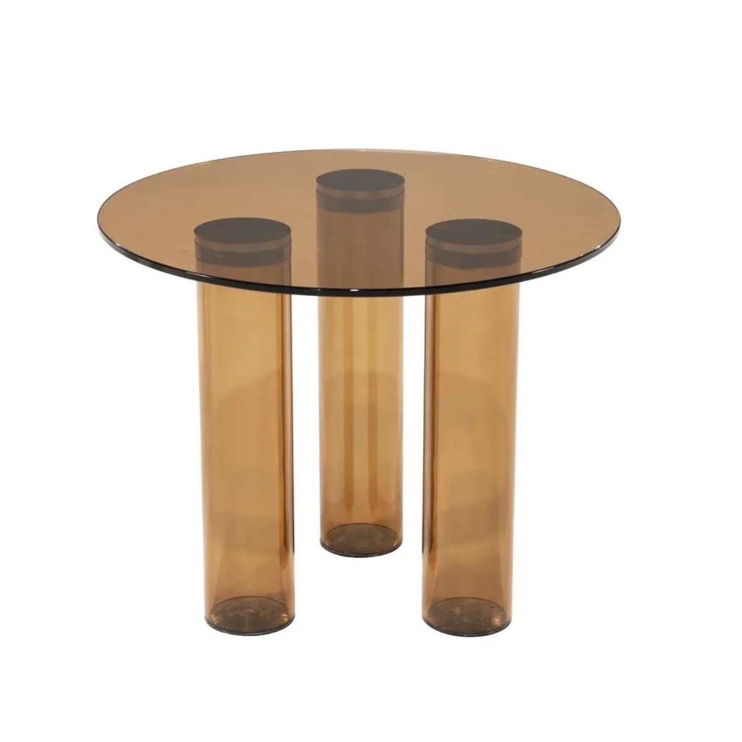 By Boo Bijzettafels|Aero Bijzettafel rond Bruin 50cm