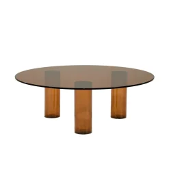 By Boo Salontafels|Aero Salontafel rond Bruin 100cm