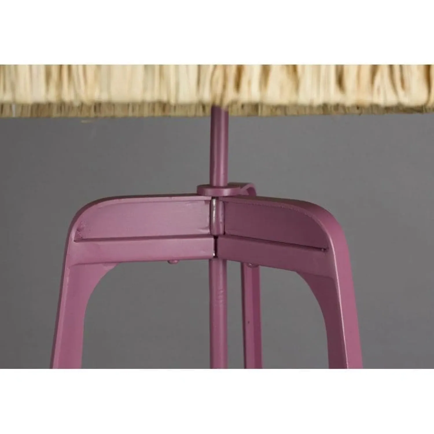 Dutchbone Vloerlampen|Afra 1-lichts Vloerlamp Plum