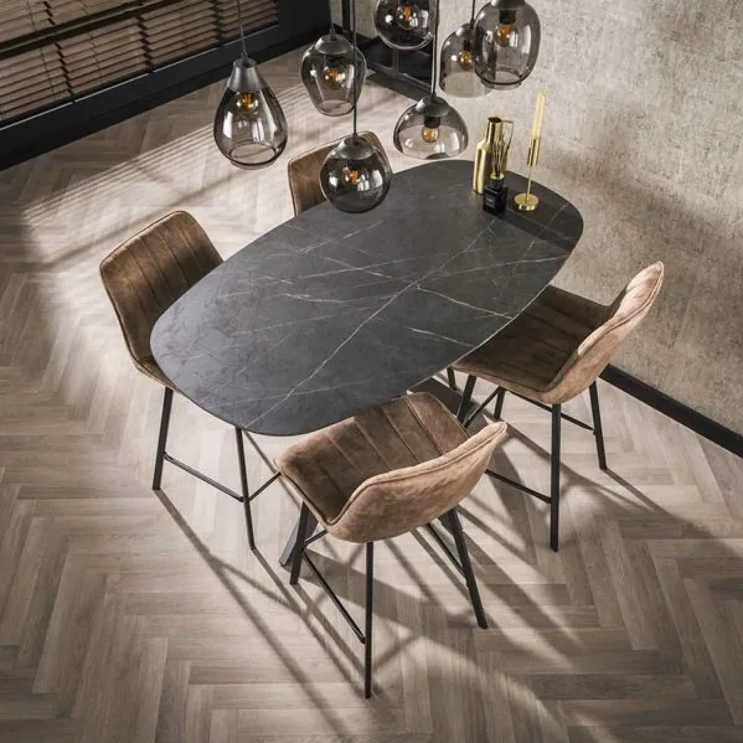 Kalfort Bartafels|Agnes Bartafel Deens ovaal Melamine 140cm