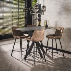 Kalfort Bartafels|Agnes Bartafel Deens ovaal Melamine 140cm