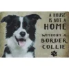 Cavetown Metalen Borden|A home Border Collie - metalen bord