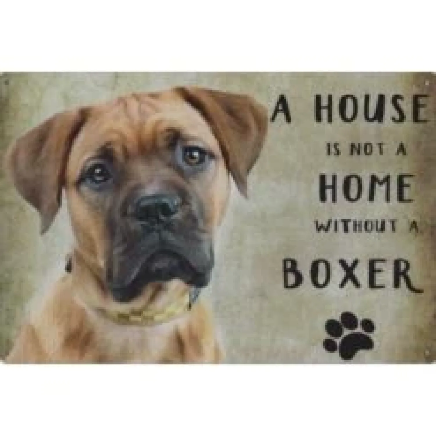 Cavetown Metalen Borden|A home Boxer - metalen bord