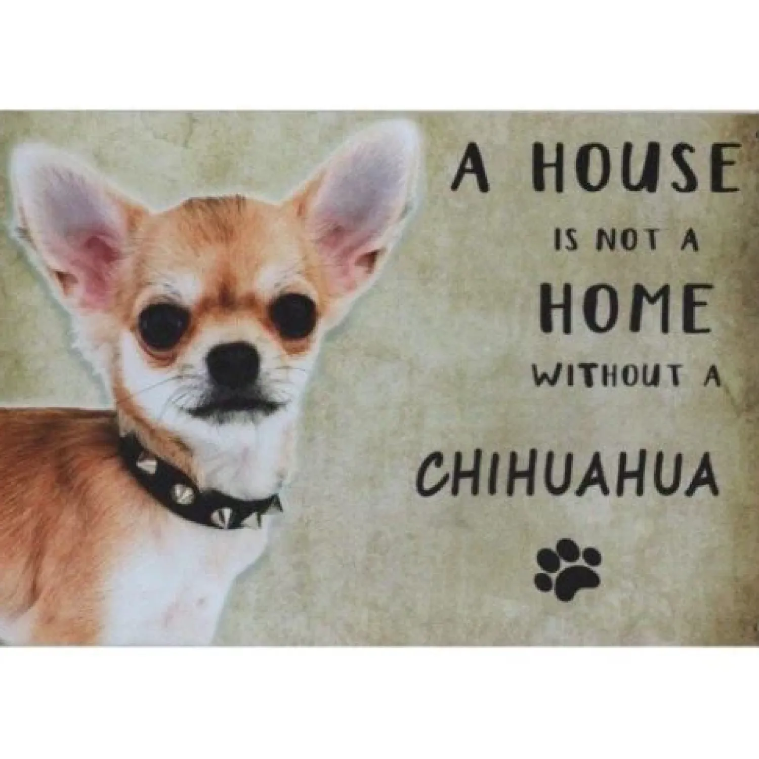 Cavetown Metalen Borden|A home Chihuahua - metalen bord