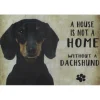 Cavetown Metalen Borden|A home Dachshund - metalen bord