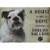 Cavetown Metalen Borden|A home English Bulldog - metalen bord