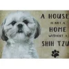 Cavetown Metalen Borden|A home Shih Tzu - metalen bord