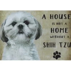 Cavetown Metalen Borden|A home Shih Tzu - metalen bord