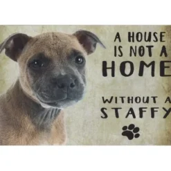 Cavetown Metalen Borden|A home Staffy - metalen bord