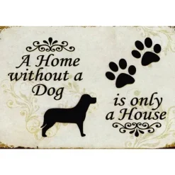 Cavetown Metalen Borden|A home without a dog - metalen bord