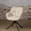 Tower living Eetkamerstoelen|Alabama eetkamerstoel draaibaar Alpine naturel