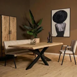 Furndea Eettafels|Alaska Boomstamtafel Mangohout 200cm