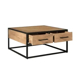 Furndea Salontafels|Alaska Salontafel Vierkant Mangohout 80cm
