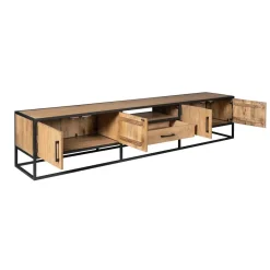 Furndea Industriele Kasten|Tv Meubels|Alaska Tv meubel Mangohout 240cm