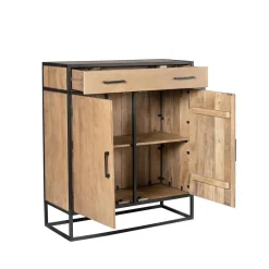 Furndea Wandkasten|Industriele Kasten|Alaska Wandkast Mangohout 100cm