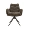 Kalfort Eetkamerstoelen|Aldira Eetkamerstoel Hoven taupe-bruin