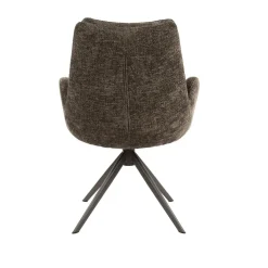 Kalfort Eetkamerstoelen|Aldira Eetkamerstoel Hoven taupe-bruin