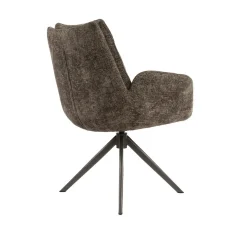 Kalfort Eetkamerstoelen|Aldira Eetkamerstoel Hoven taupe-bruin