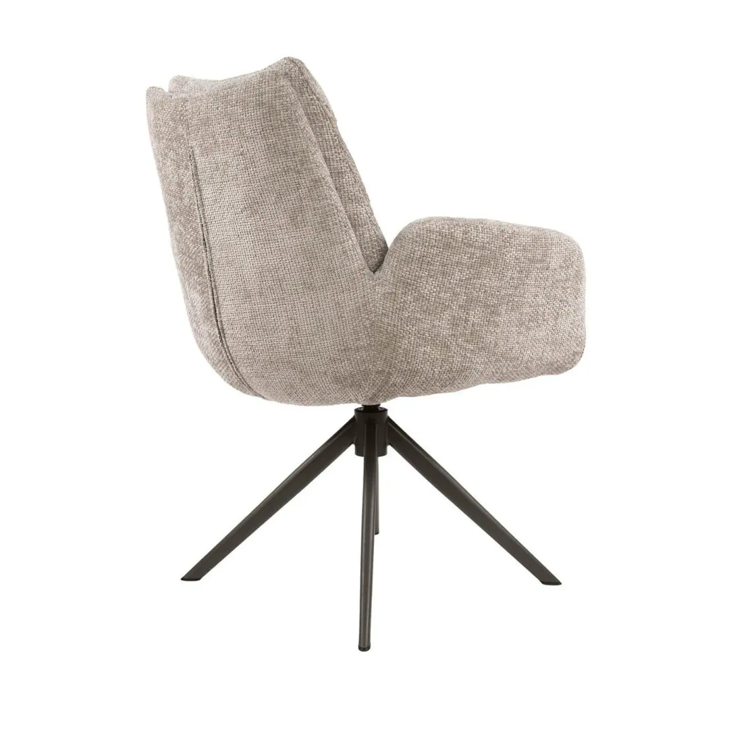 Kalfort Eetkamerstoelen|Aldira Eetkamerstoel Hoven zand-bruin