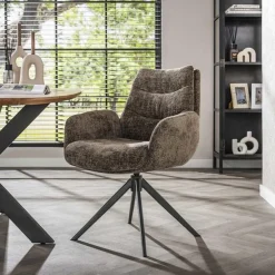 Kalfort Eetkamerstoelen|Aldira Eetkamerstoel Taupe