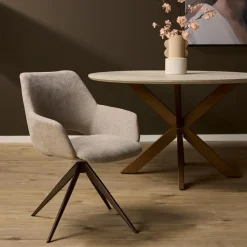 Furndea Eetkamerstoelen|Alec Eetkamerstoel Beige