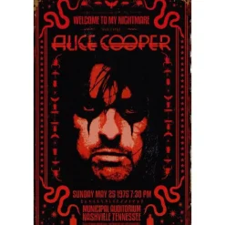 Cavetown Metalen Borden|Alice Cooper - metalen bord