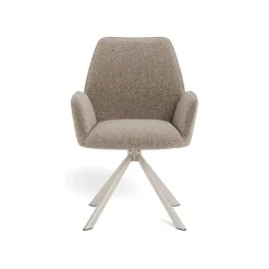 Nordhavn Eetkamerstoelen|Alice Eetkamerstoel beige met beige onderstel