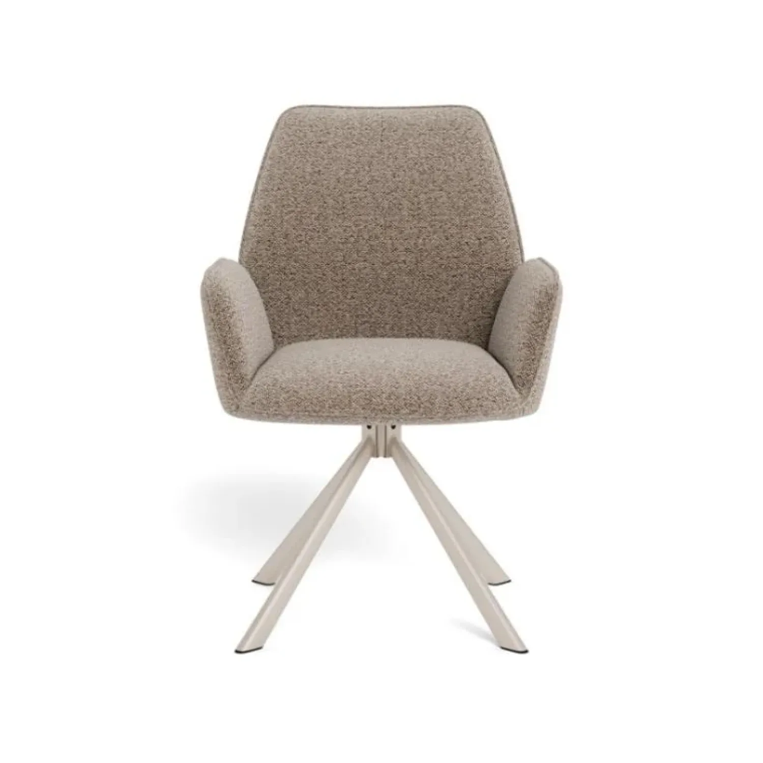 Nordhavn Eetkamerstoelen|Alice Eetkamerstoel beige met beige onderstel