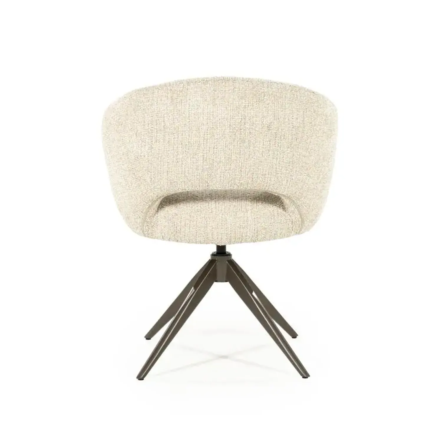 Eleonora Eetkamerstoelen|Alissa Eetkamerstoel Beige stof