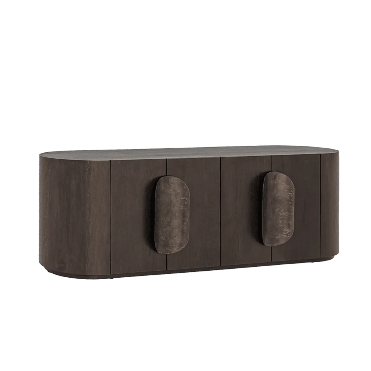 Tower living Dressoirs|Industriele Kasten|Allure Dressoir donkerbruin 180 cm