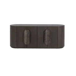 Tower living Dressoirs|Industriele Kasten|Allure Dressoir donkerbruin 180 cm