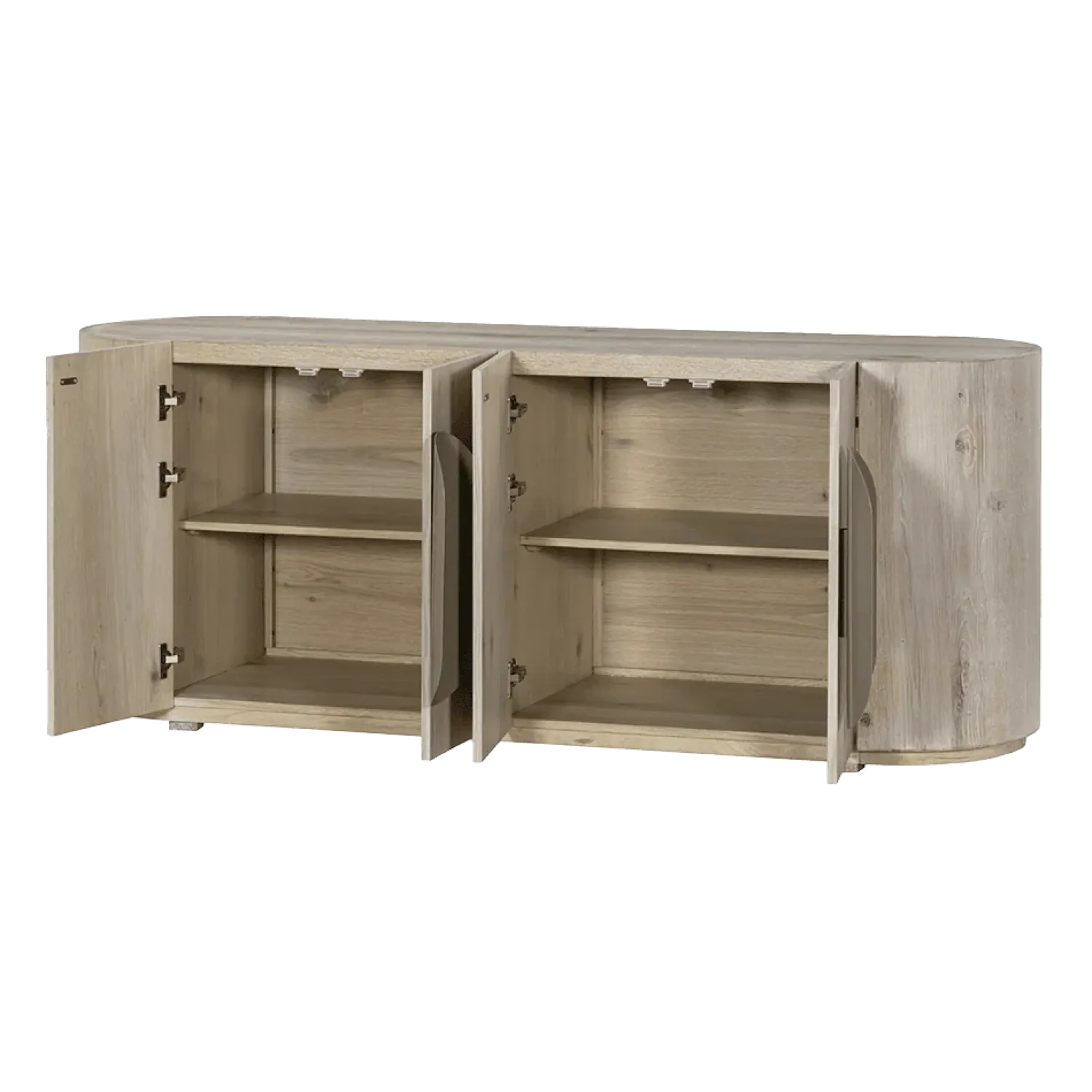 Tower living Dressoirs|Industriele Kasten|Allure Dressoir white wash 180 cm