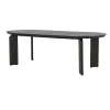 Tower living Eettafels|Allure Eettafel ovaal donkerbruin 220cm