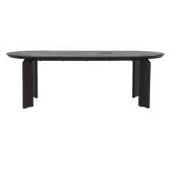 Tower living Eettafels|Allure Eettafel ovaal donkerbruin 220cm